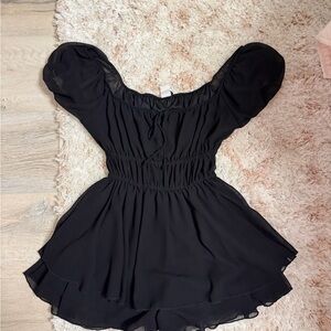 Black Off-Shoulder Dress